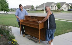 Safe piano moving services near London